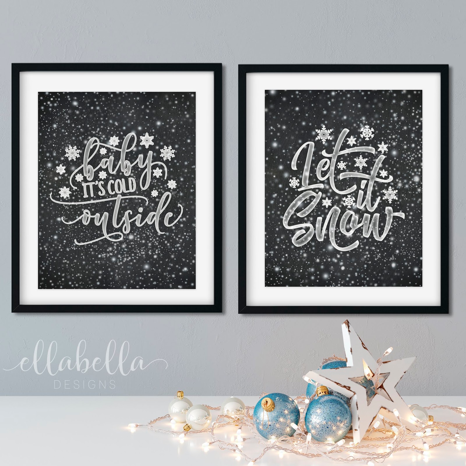 Free Christmas Printables Wall Art