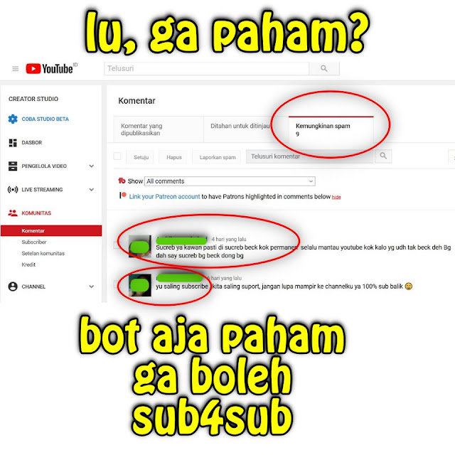 Peringatan Buat Anda (Youtuber) yang Sering Lakukan Sub4Sub