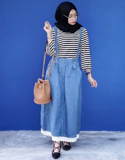 Cara Padu Padan Model Baju Overall Muslim Dan Jumpsuit Gaya Kekinian Cara Padu Padan Model Baju Overall Muslim Dan Jumpsuit Gaya Kekinian
