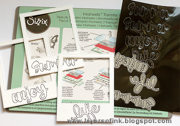 Layers of ink - Create Art Journal tutorial by Anna-Karin with My Favorite dies by Simon Says Stamp.