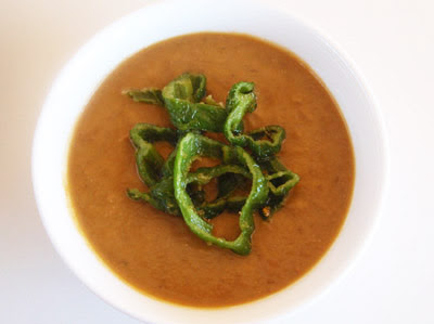 crema de lentajas y calabaza