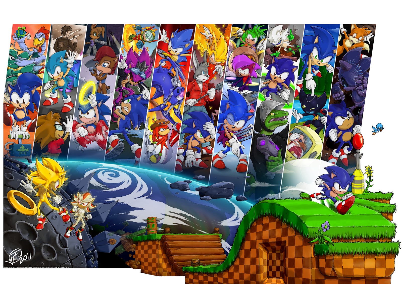 Gaming Rocks On Game Art 43 Sonic Gallery