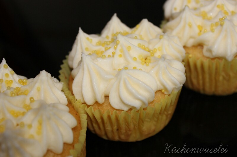 Küchenwuselei: Zitronen - Mandel - Cupcakes