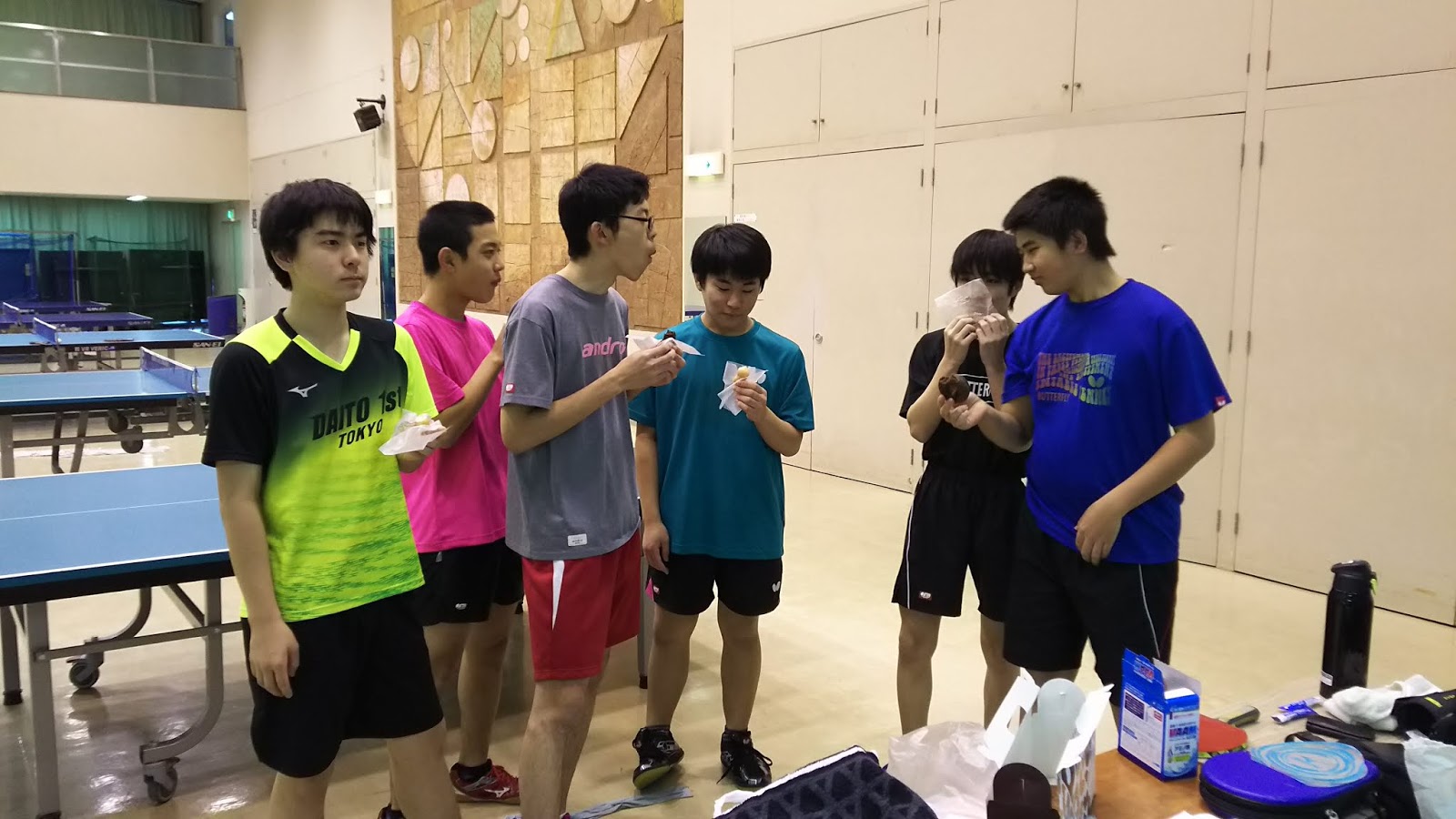 19年最初の練習です 大東文化大学第一高等学校卓球部 D1ttc