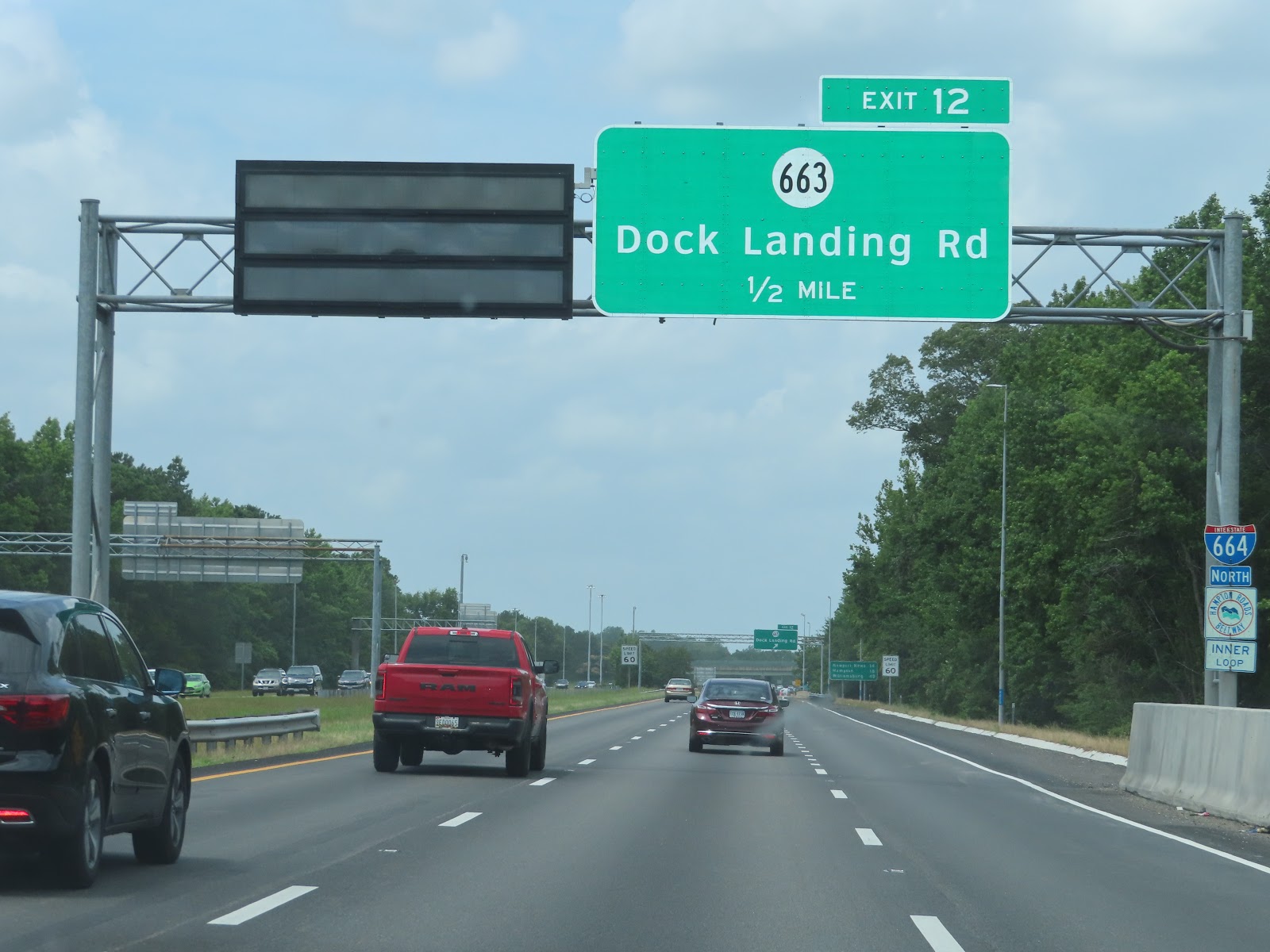 Luke's Signs Interstate 664 & Dock Landing Road Chesapeake, VA