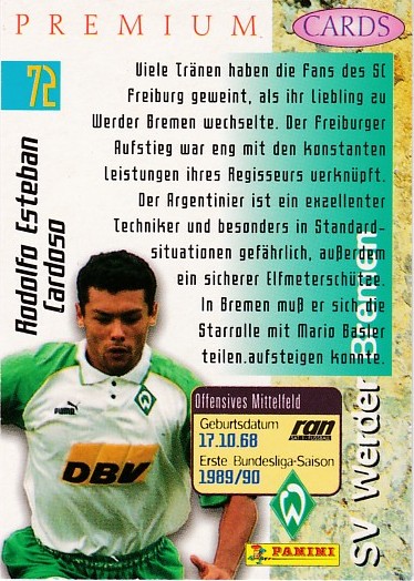 Programm Bundesliga 1995/96 FC Hansa Rostock SC Freiburg 