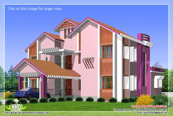 Villa elevation #3