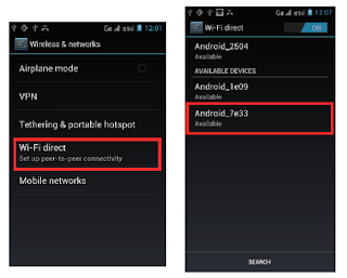 Turn on WLAN Turn on WLAN