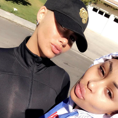 1a Amber Rose and Blac Chyna show off their matching Rolls Royce