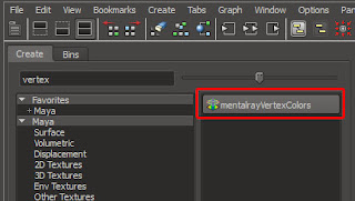 Pete Hanshaw: Maya- Bake Vertex colors to Texture using Mental Ray.