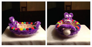 Cute Easter Baskets made from Brain Noodles By Susan Green. Cute Easter Baskets made from Brain Noodles By Susan Green.