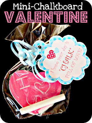 diy valentine, chalk valentine, chalkboard paint valentines day