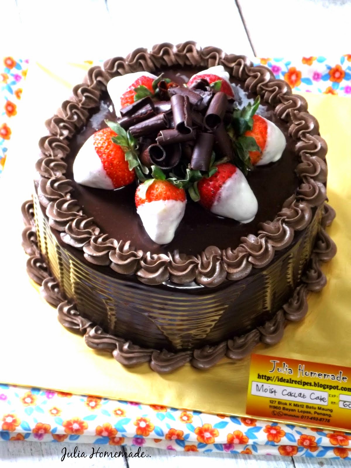 Cake Coklat Lembab