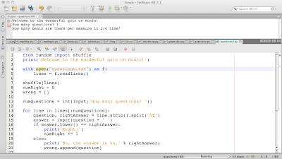 Young Programmers Podcast: A Simple Python Quiz Program, Part 3
