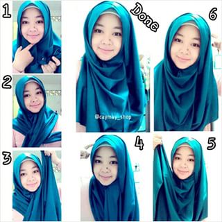 10+ Cara Pakai Tudung Bawal Satin Simple Dan Mudah 10+ Cara Pakai Tudung Bawal Satin Simple Dan Mudah