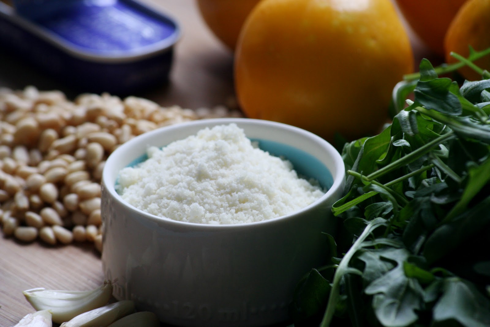 Picnics in the Park Lemon, Arugula Pesto