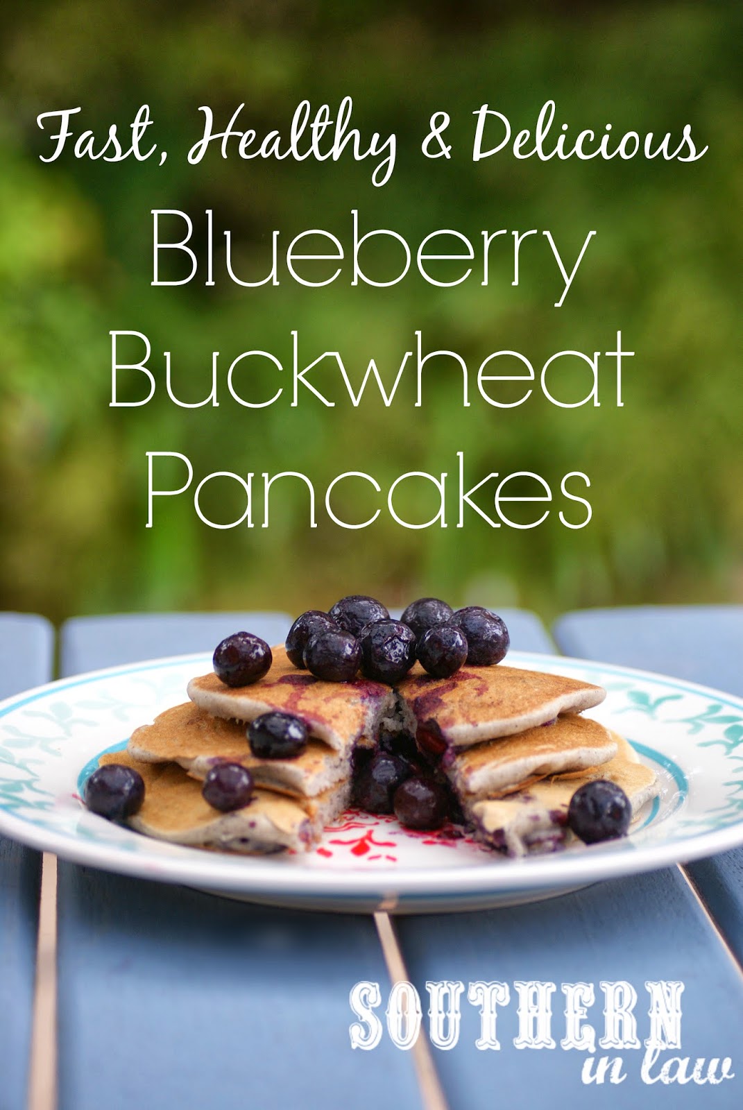 Southern In Law: Recipe: Blueberry Buckwheat Pancakes