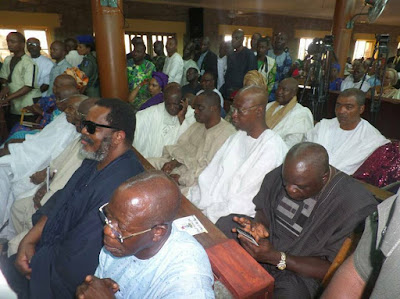 wr Photos: Osinbajo, Ngige, Oshiomole, Fayemi, others attend the funeral of former governor of Old Western Region, Adeyinka Adebayo