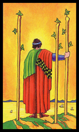 3 of Wands - Radiant Waite Tarot