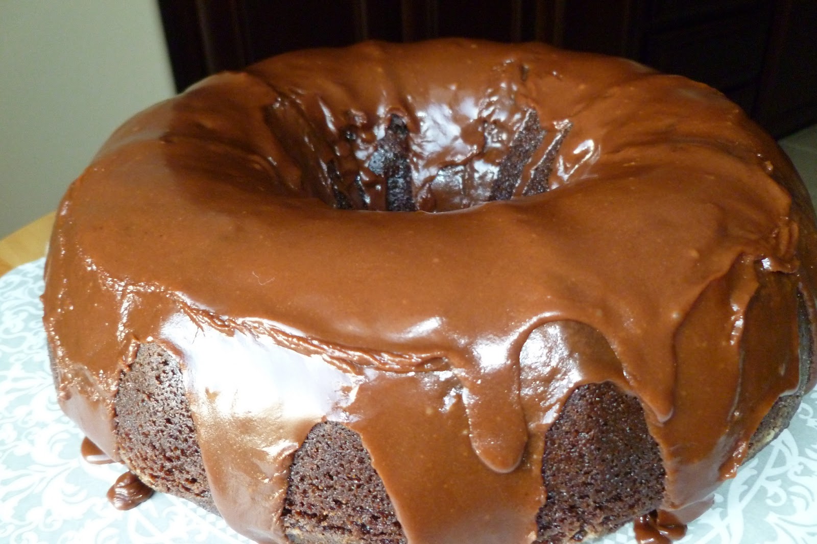 The Pastry Chef's Baking Chocolate Sour Cream Bundt Cake