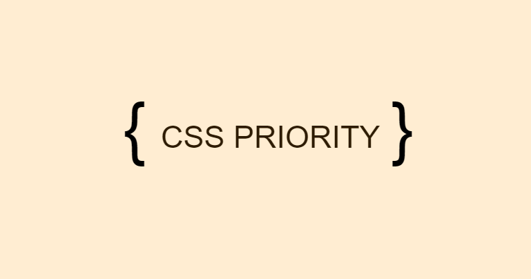 CSS priority