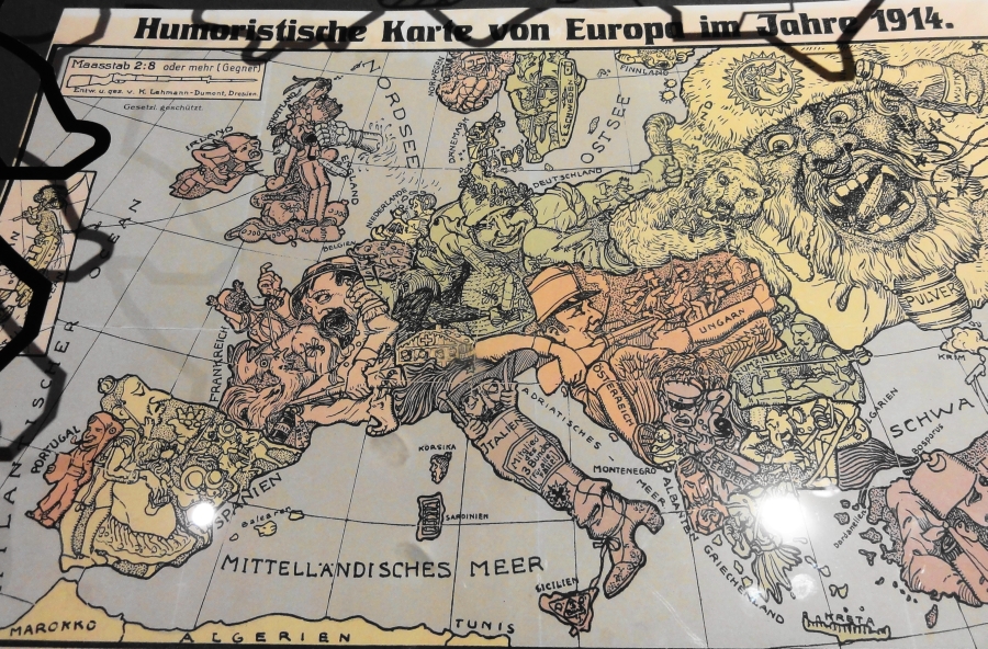 Casa Splendini: Humoristische Karte 1914