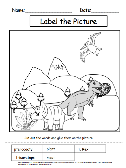 Autism Tank: November Science: Dinosaurs