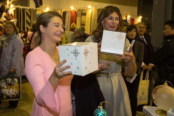 Grand Duchess Maria Teresa and Hereditary Grand Duchess Stéphanie were accompanied by Prime Minister Xavier Bettel 