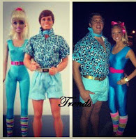 Ken y Barbie disfraces