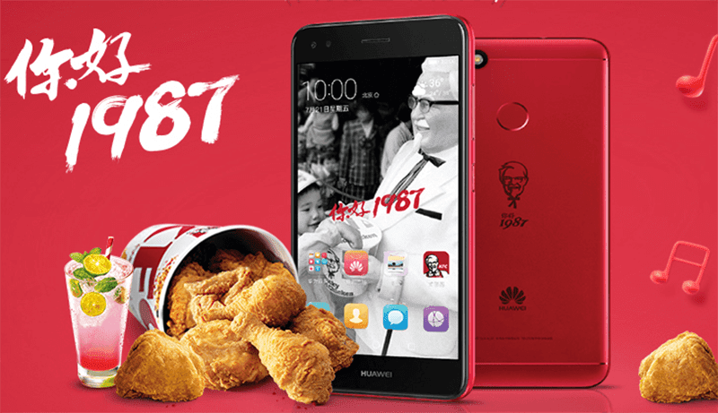 Huawei Launches Special Edition KFC Phone In China Huawei Launches Special Edition KFC Phone In China