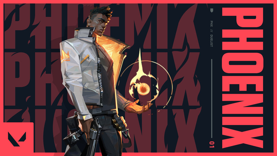 Phoenix, Valorant, 4K, #5.2431 Wallpaper PC Desktop