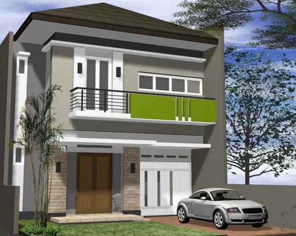 Contoh desain rumah minimalis type 70 dua lantai Contoh desain rumah minimalis type 70 dua lantai
