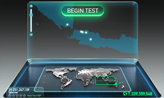 Carar test kecepatan internet speed.net