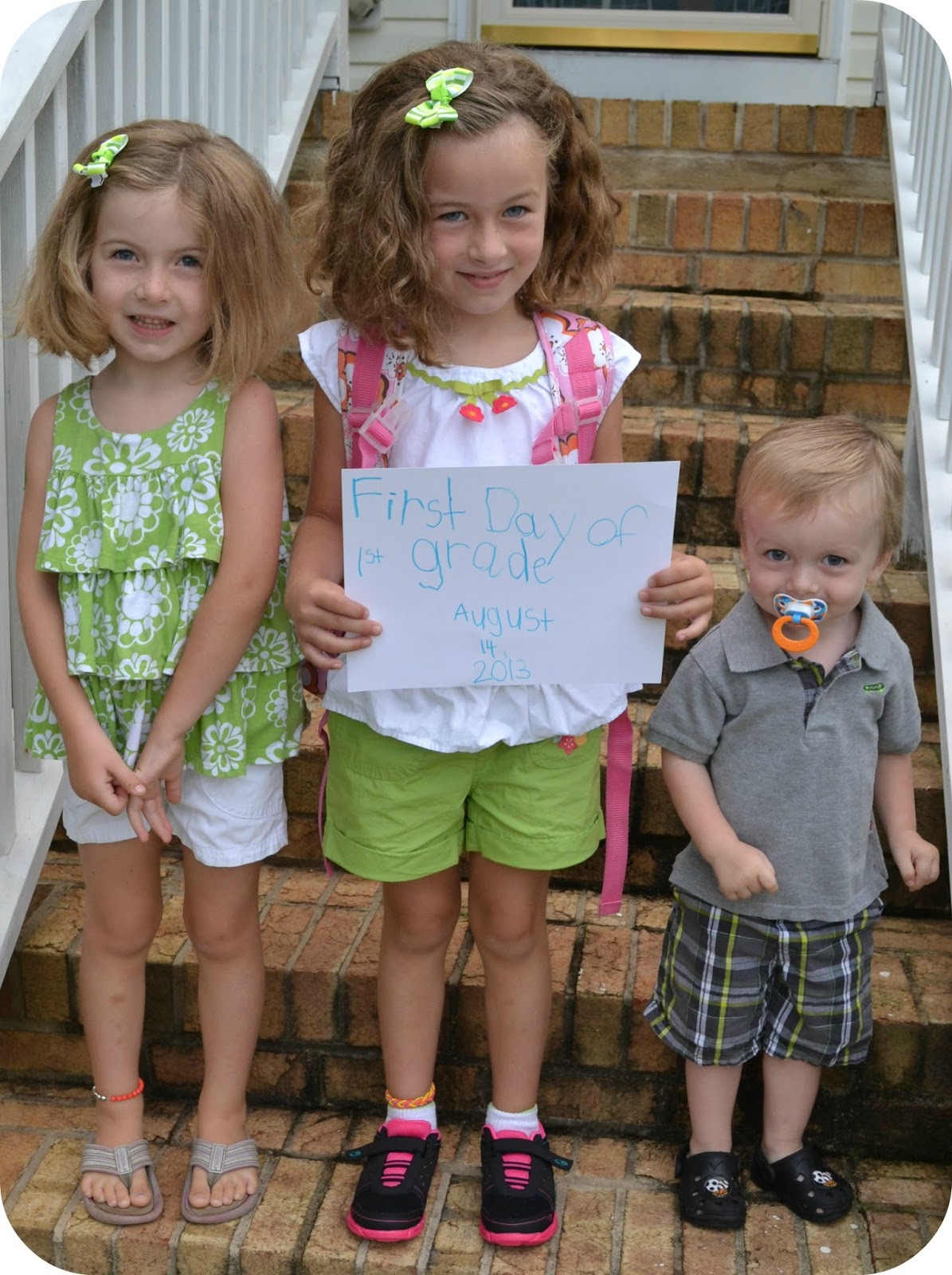 my little smarties: First Day of 1st Grade