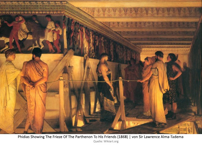 Alma-Tadema - Phidias, Parthemon