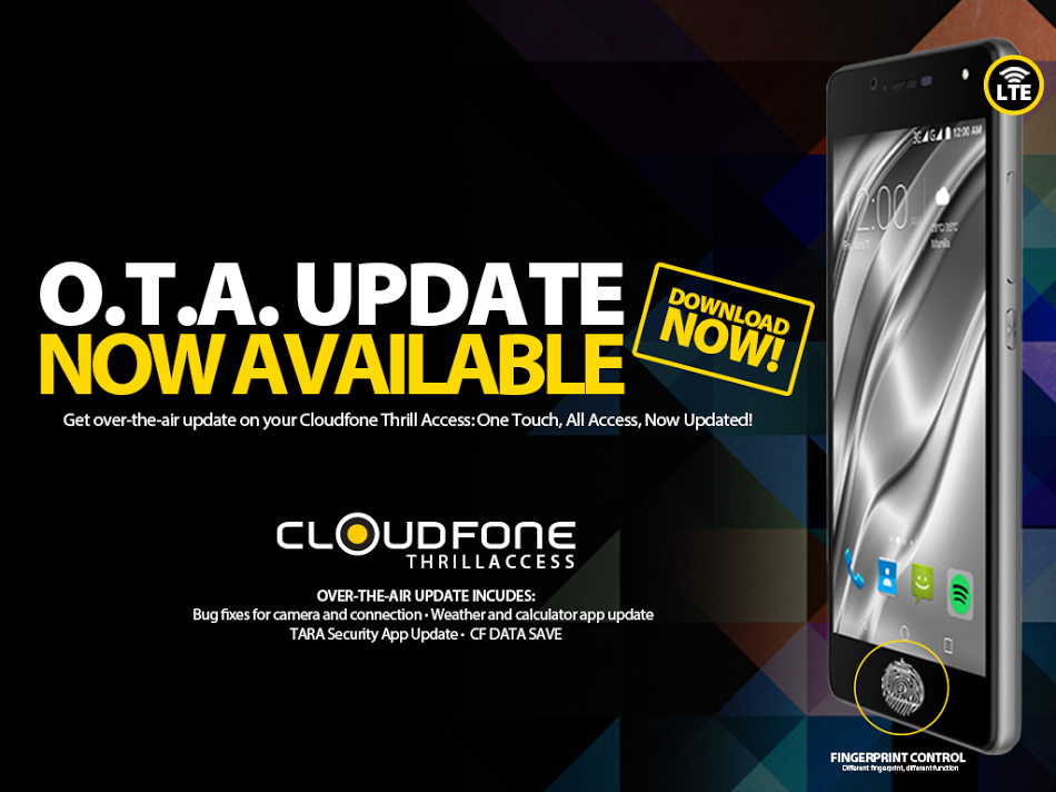 Cloudfone Thrill Access OTA Update Cloudfone Thrill Access OTA Update