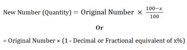 Percentage Change and New Number