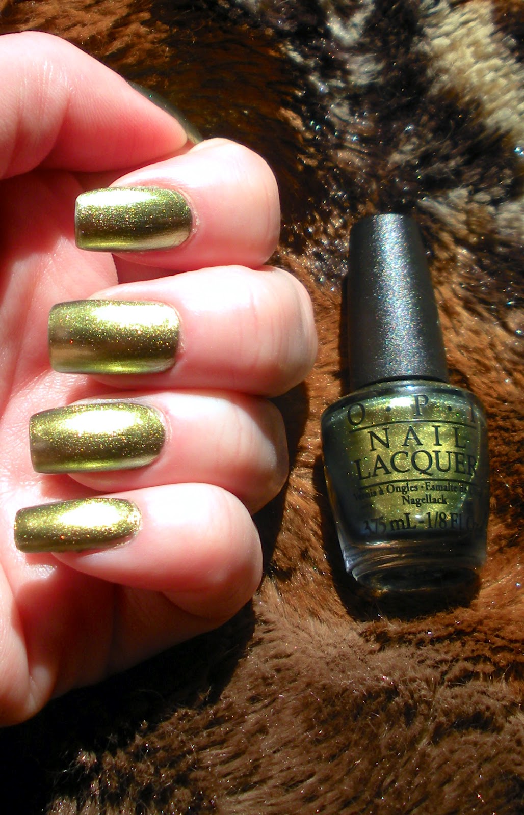 OPI's Just Spotted the Lizard - Dupe for Chanel's Peridot - Blue Skies for  Me Please