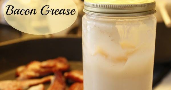 bacon drippings jar
