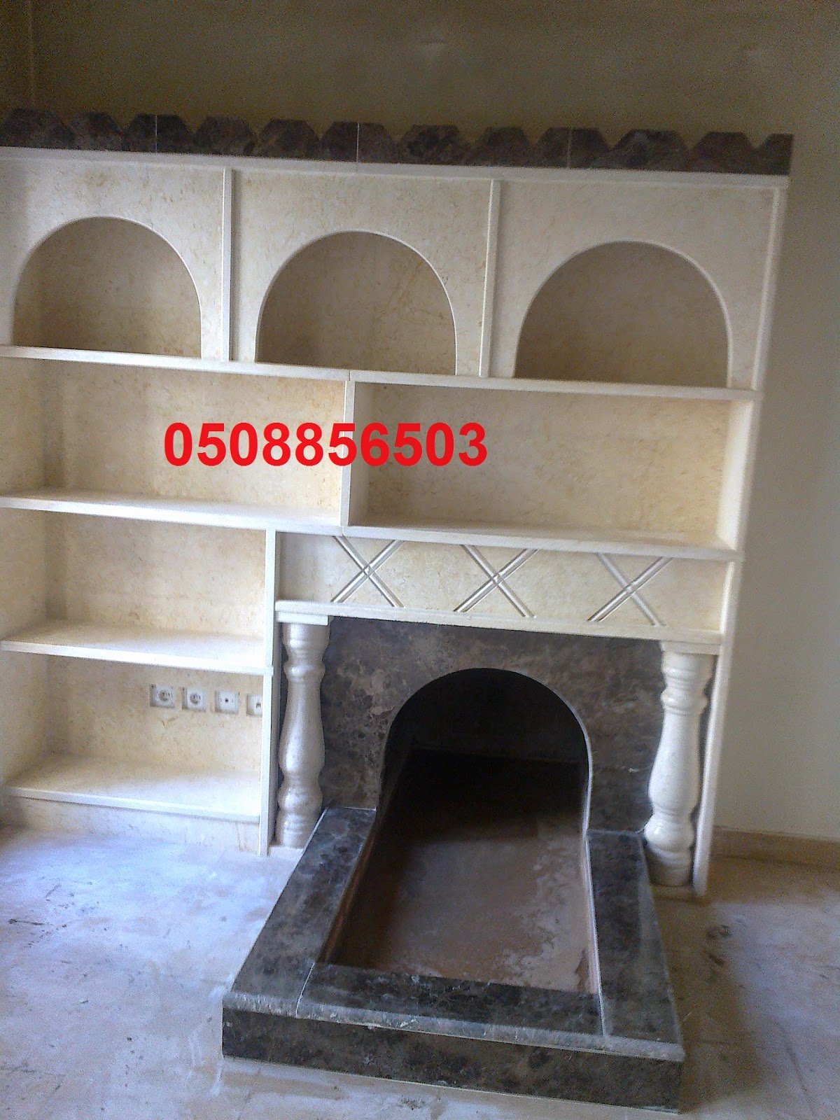 رد: تصاميمنا واعمالنا من صور وديكور مشبات رخام ومدافئ الغاز