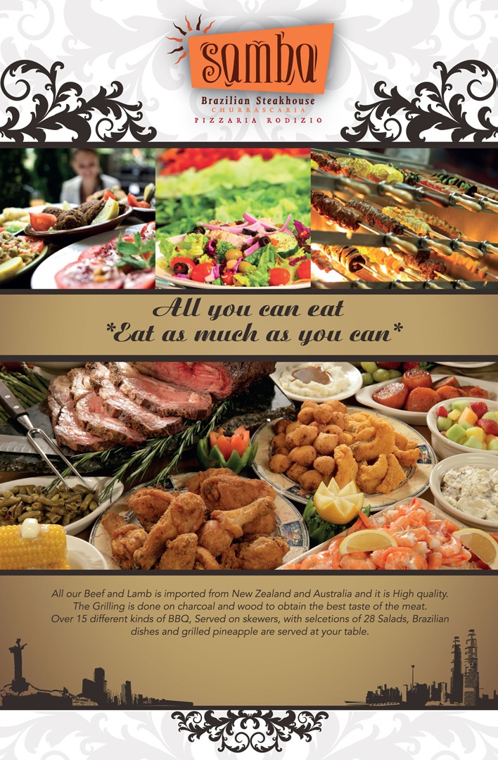 CHASING FOOD DREAMS: Samba Brazilian Steak House Churrascaria, Avenue K ...