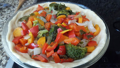 Colorful Spring Quiche recipe Colorful Spring Quiche recipe
