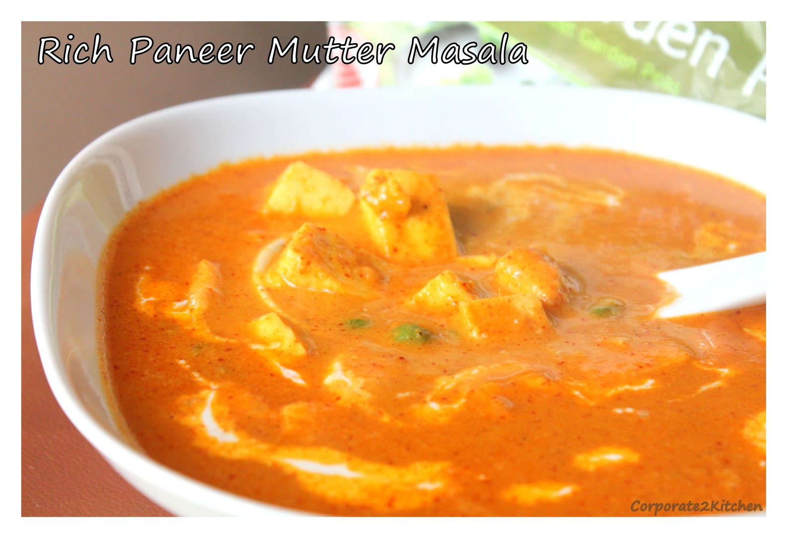 Korporate 2 Kitchen Rich Paneer Mutter Masala