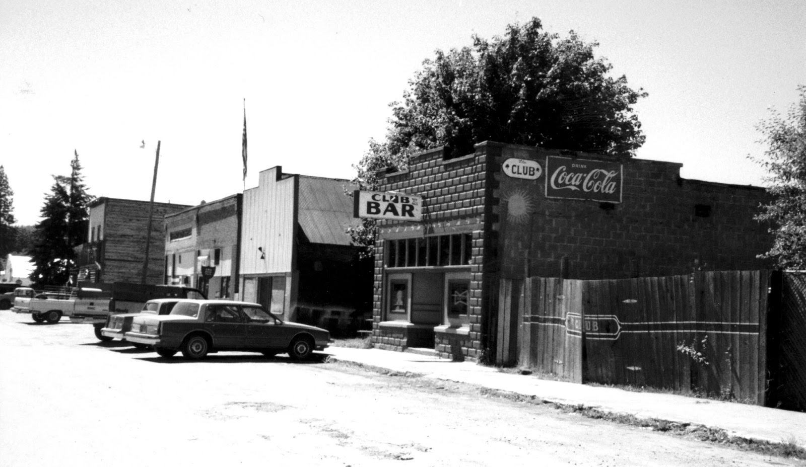 Bar Street in Troy, Montana, 1970s (from the Noirsville blog).