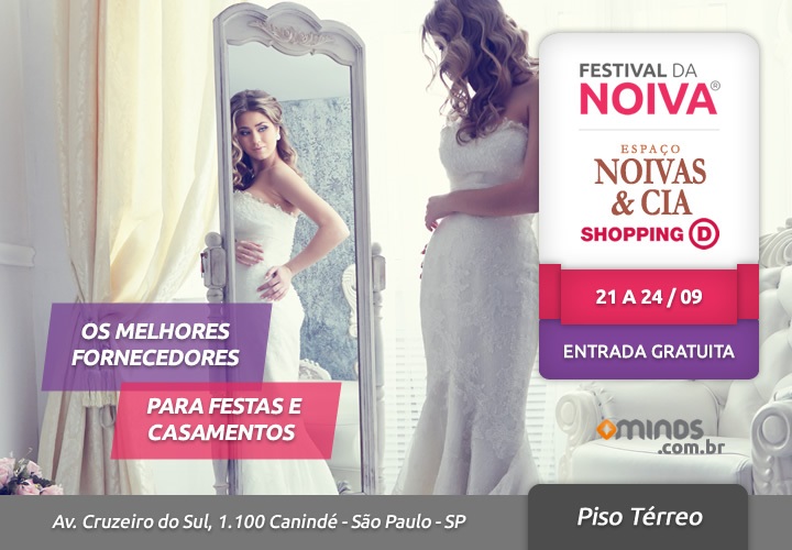 Shopping D realiza workshop sobre tendências em festas e casamentos.