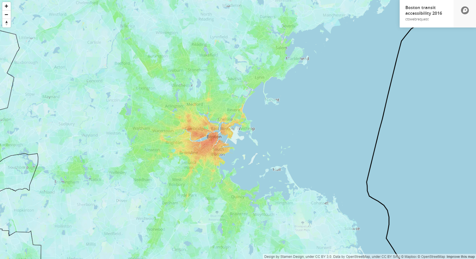 Boston transit accessibility