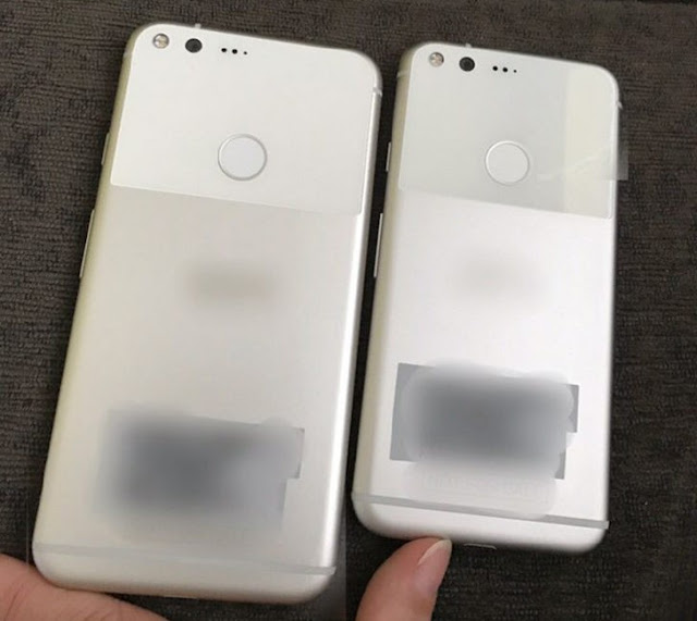 Wujud smartphone Google Pixel dan Pixel XL beredar dalam varian putih Wujud smartphone Google Pixel dan Pixel XL beredar dalam varian putih