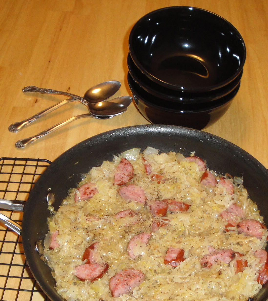 Christine's Pantry Sauerkraut And Smoked Sausage
