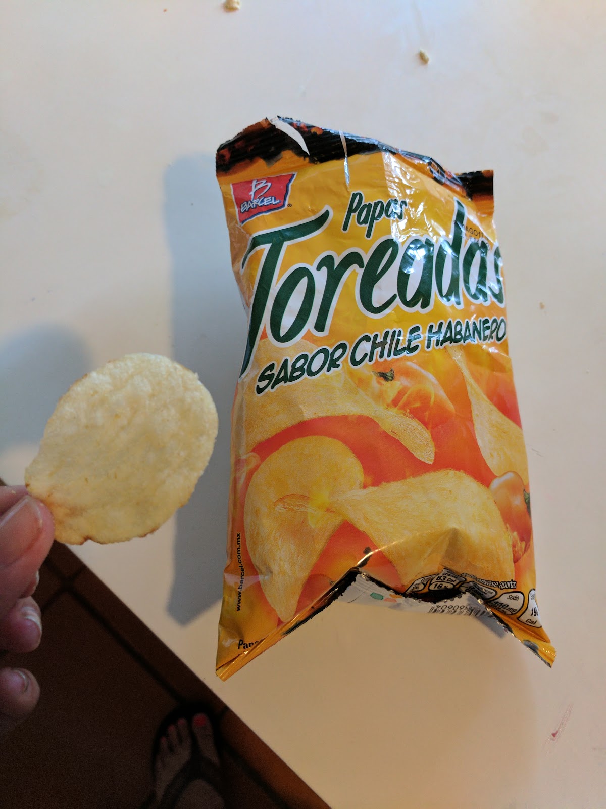 The Horchata Diaries Chip Review Papas Toreadas Sabor Chile Habanero