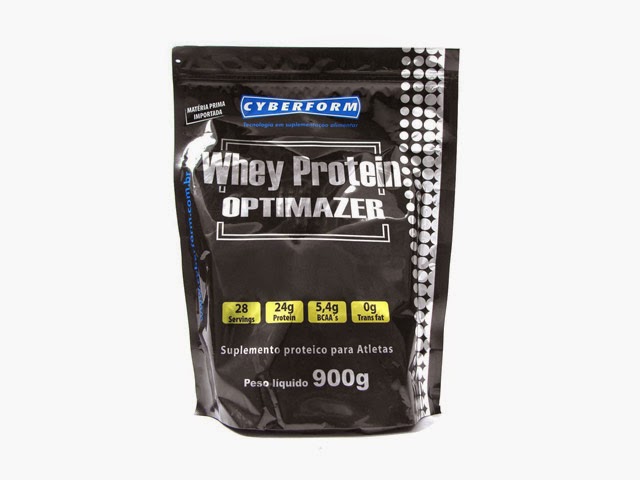 Whey Protein Optimazer, da Cyberform. Foto: reprodução